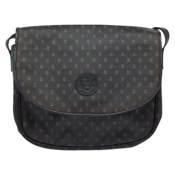 FENDI Shoulder Bag Pvc Black - Picture 2 of 12